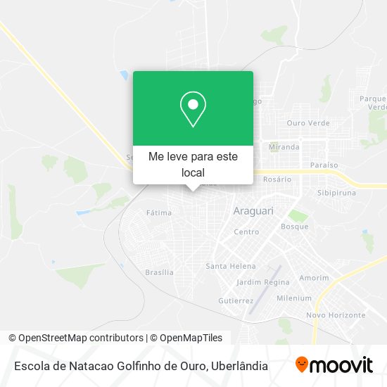 Escola de Natacao Golfinho de Ouro mapa