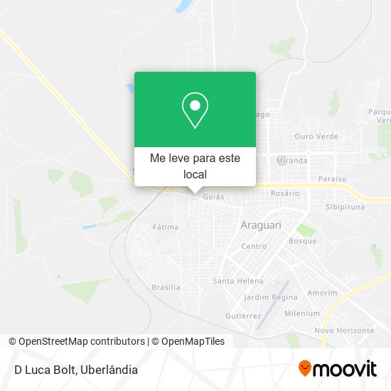 D Luca Bolt mapa