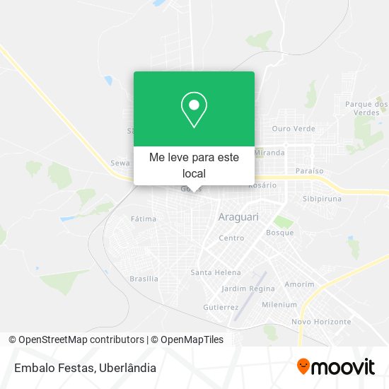 Embalo Festas mapa