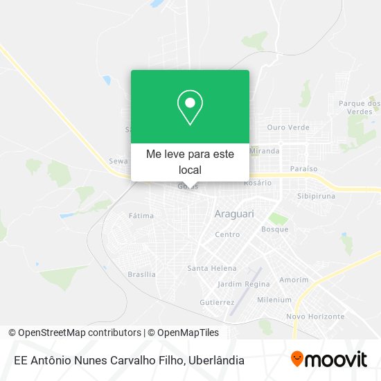 EE Antônio Nunes Carvalho Filho mapa