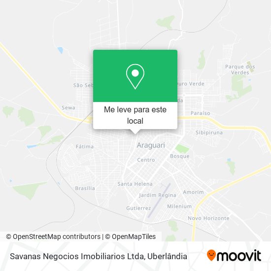 Savanas Negocios Imobiliarios Ltda mapa