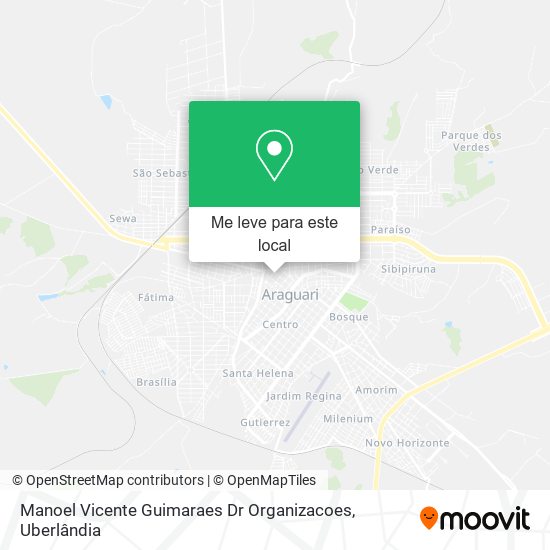 Manoel Vicente Guimaraes Dr Organizacoes mapa