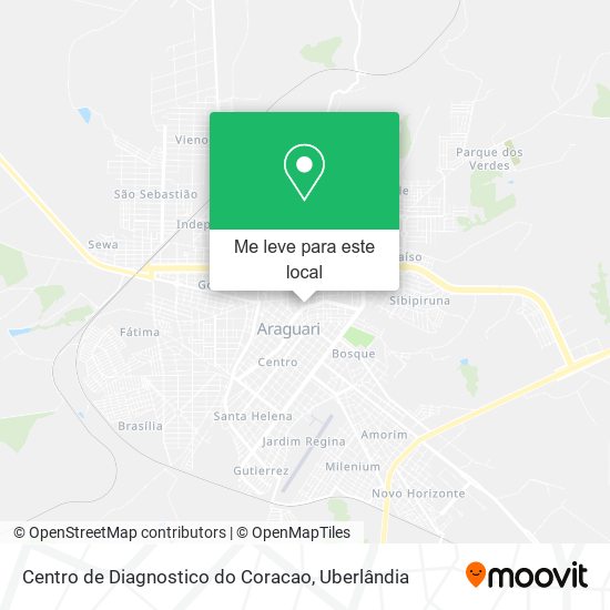 Centro de Diagnostico do Coracao mapa