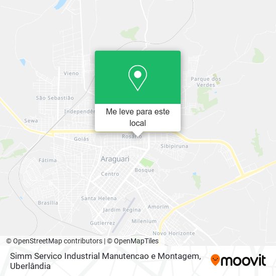 Simm Servico Industrial Manutencao e Montagem mapa