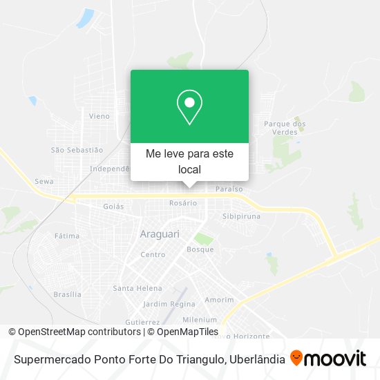 Supermercado Ponto Forte Do Triangulo mapa