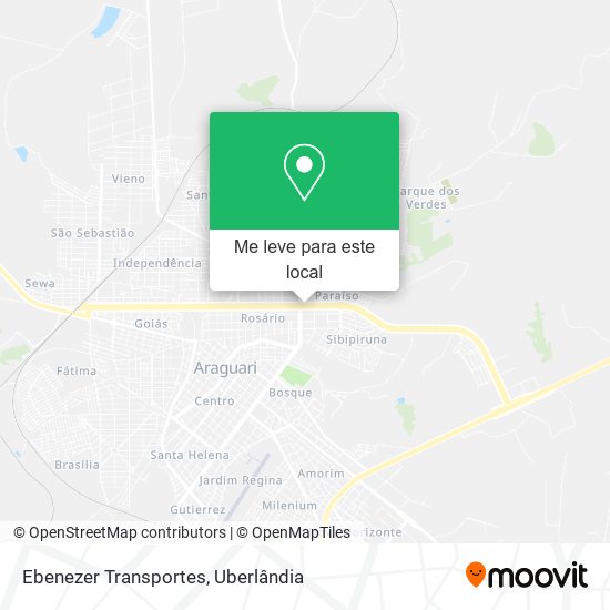 Ebenezer Transportes mapa