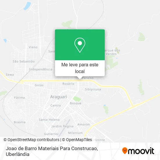 Joao de Barro Materiais Para Construcao mapa