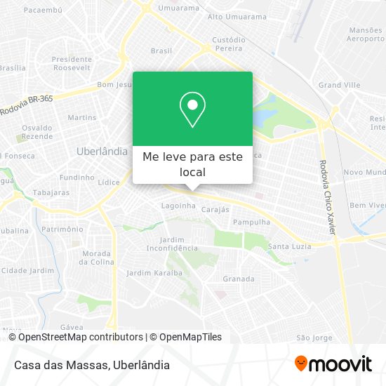 Casa das Massas mapa