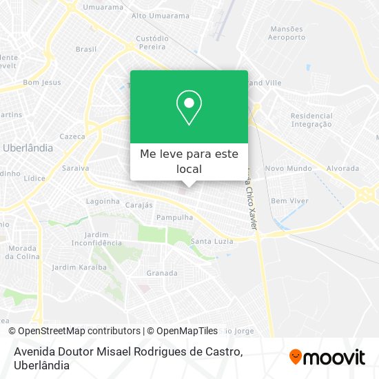Avenida Doutor Misael Rodrigues de Castro mapa