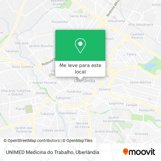 UNIMED Medicina do Trabalho mapa