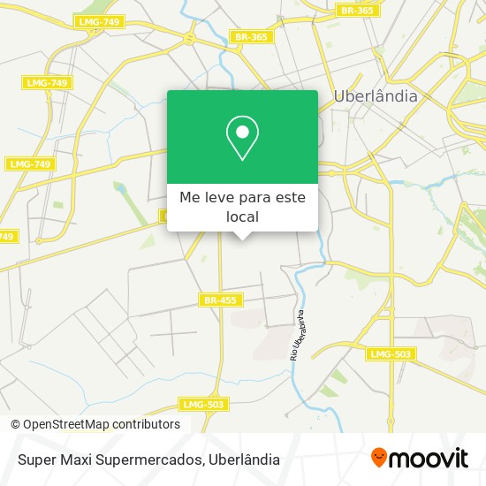 Super Maxi Supermercados mapa
