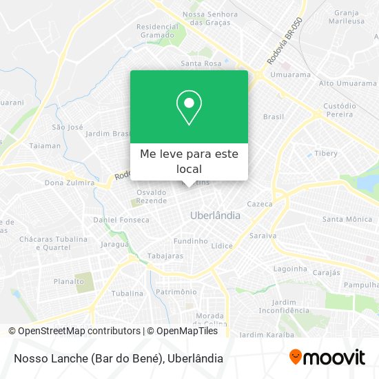 Nosso Lanche (Bar do Bené) mapa