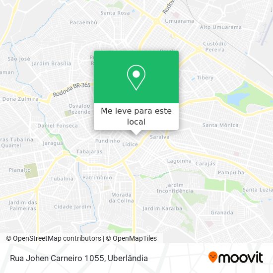 Rua Johen Carneiro 1055 mapa