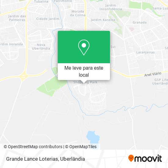 Grande Lance Loterias mapa