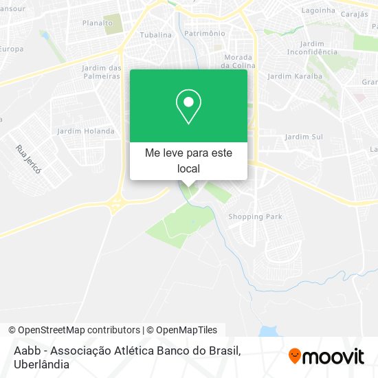 Aabb - Associação Atlética Banco do Brasil mapa