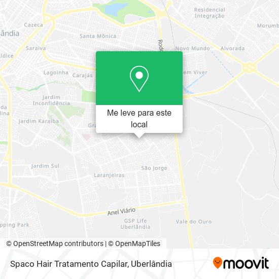 Spaco Hair Tratamento Capilar mapa