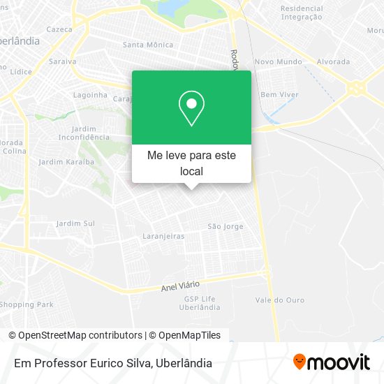 Em Professor Eurico Silva mapa