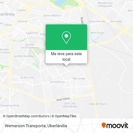 Wemerson Transporte mapa