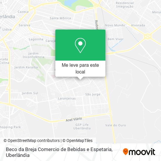 Beco da Breja Comercio de Bebidas e Espetaria mapa