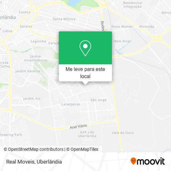 Real Moveis mapa