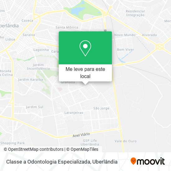 Classe a Odontologia Especializada mapa