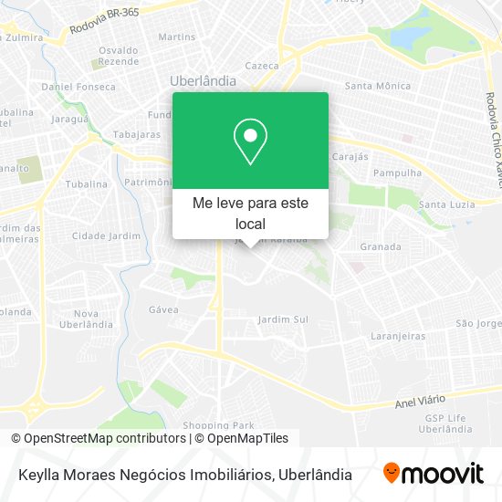 Keylla Moraes Negócios Imobiliários mapa