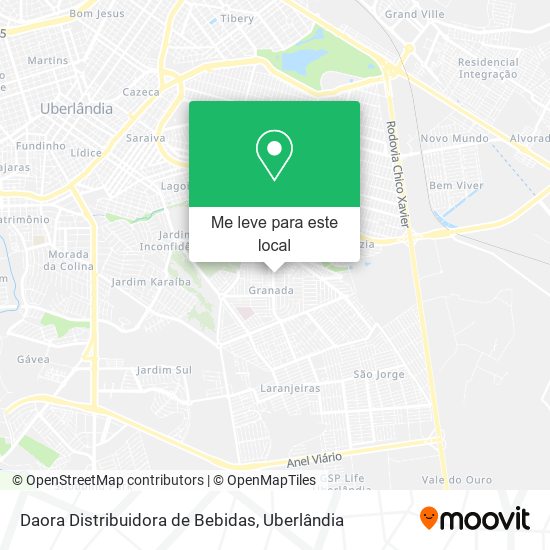 Daora Distribuidora de Bebidas mapa