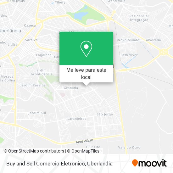 Buy and Sell Comercio Eletronico mapa