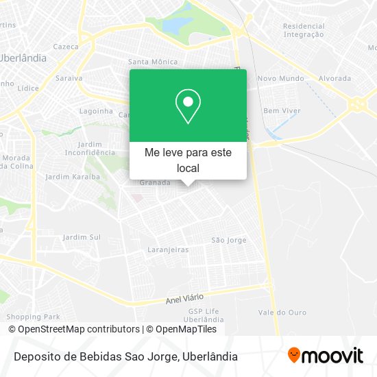 Deposito de Bebidas Sao Jorge mapa