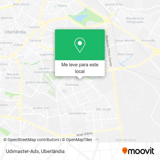 Udimaster-Ads mapa