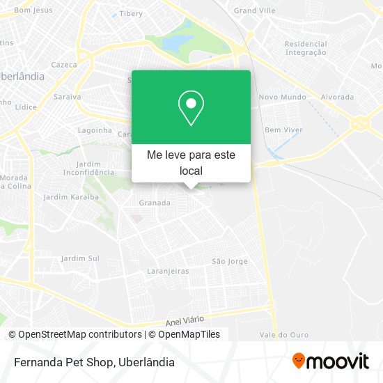 Fernanda Pet Shop mapa