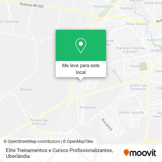 Elite Treinamentos e Cursos Profissionalizantes mapa