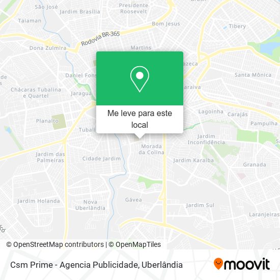 Csm Prime - Agencia Publicidade mapa