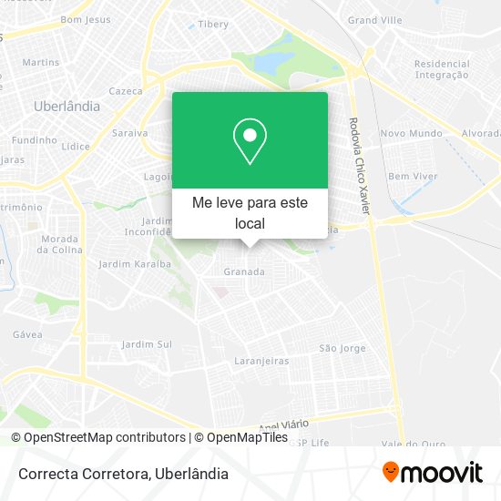 Correcta Corretora mapa