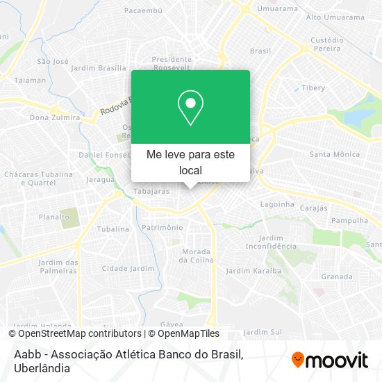 Aabb - Associação Atlética Banco do Brasil mapa