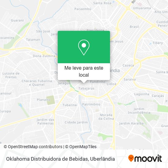 Oklahoma Distribuidora de Bebidas mapa