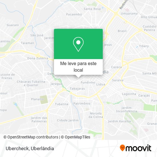 Ubercheck mapa