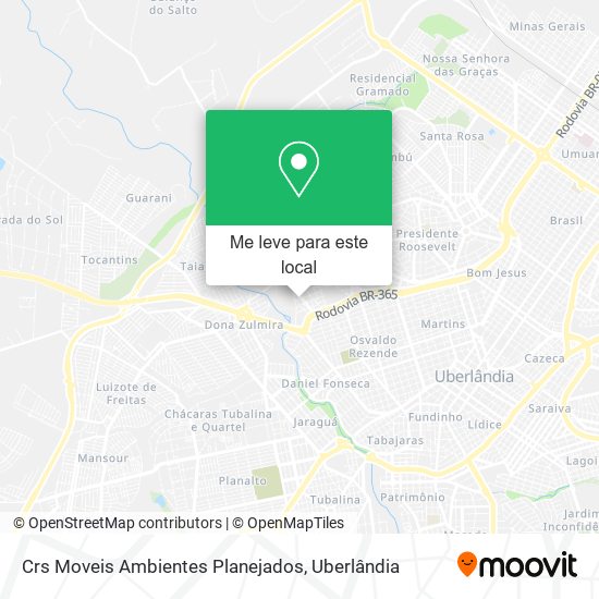 Crs Moveis Ambientes Planejados mapa