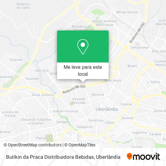 Butikin da Praca Distribuidora Bebidas mapa