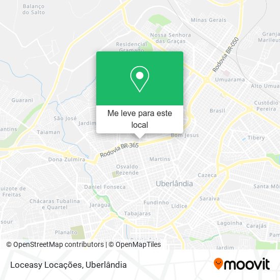 Loceasy Locações mapa