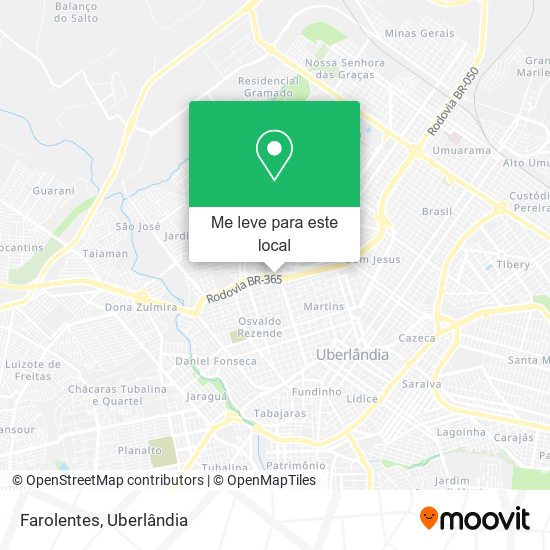 Farolentes mapa
