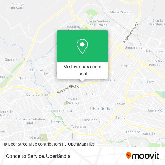 Conceito Service mapa