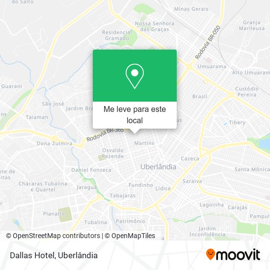 Dallas Hotel mapa