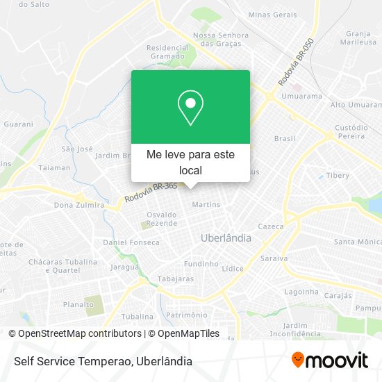 Self Service Temperao mapa