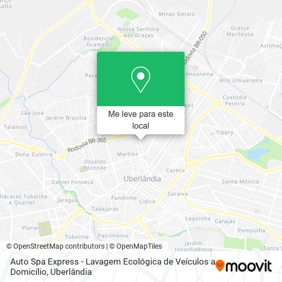 Auto Spa Express - Lavagem Ecológica de Veículos a Domicílio mapa