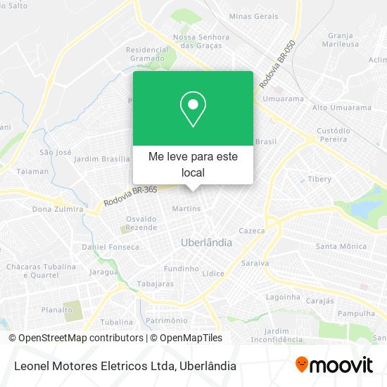 Leonel Motores Eletricos Ltda mapa