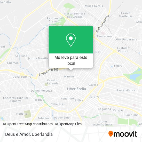 Deus e Amor mapa