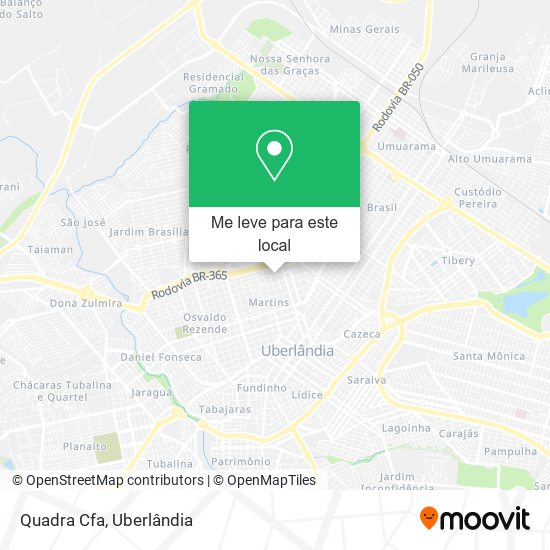 Quadra Cfa mapa