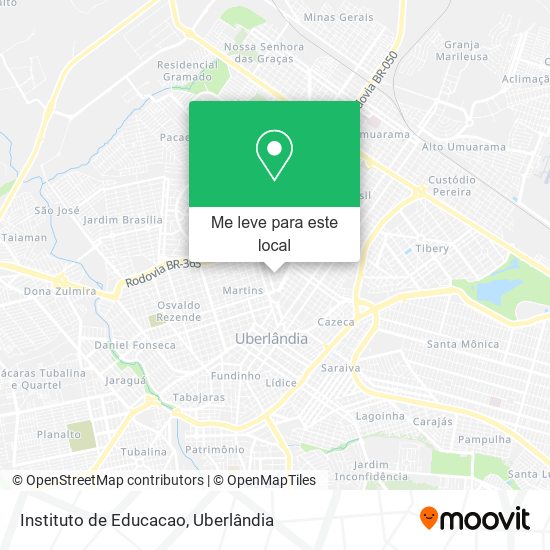 Instituto de Educacao mapa