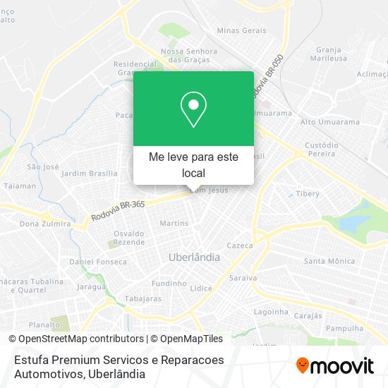 Estufa Premium Servicos e Reparacoes Automotivos mapa